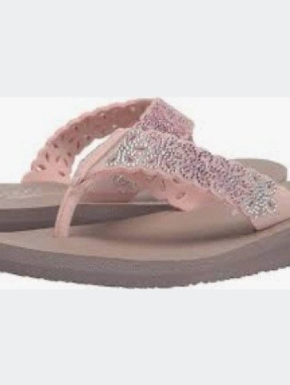 Skechers Cali Womens Mediation Flip Flop Sandals Pink New Size 8